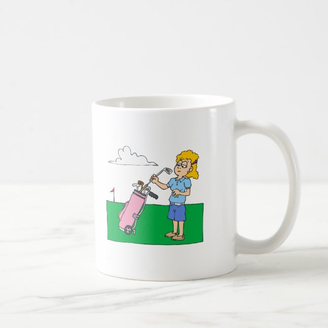 Girl Golfers Coffee Mug (Right)
