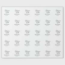 Girl gone wild bridal shower name date simple mini