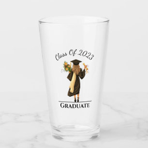 Girl Graduate 1 Custom  Glass