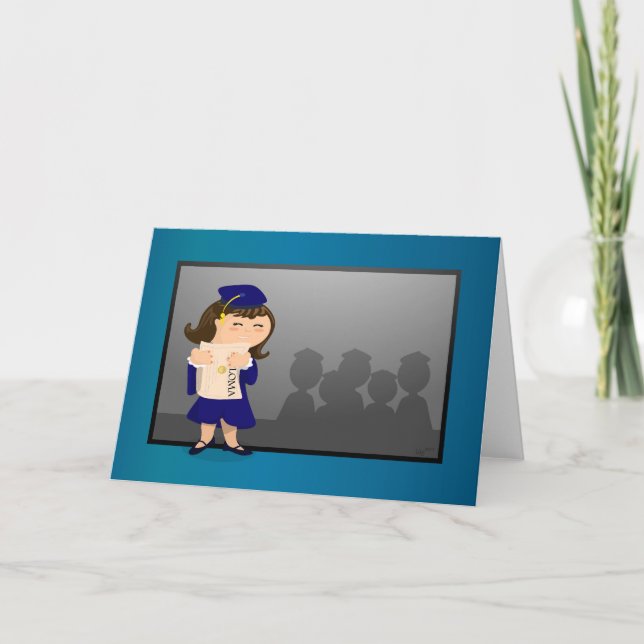 Girl Graduation Card (Front)