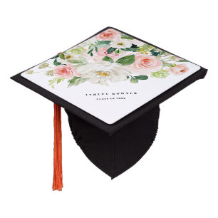 Girl Graduation Party Name Cap Topper