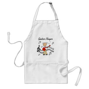 Girl Guitar Player Tshirts and Gifts Standard Apron