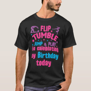 Girl Gymnastics Sport  Birthday Girls T-Shirt