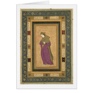 Girl holding an aigrette, from the Large Clive Alb