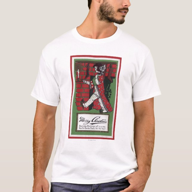 Girl Holding Doll and Candlestick T-Shirt (Front)