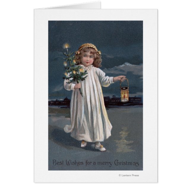 Girl Holding Tree and Lantern (Front)