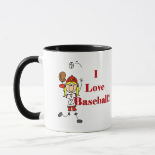 Girl I Love Baseball Tshirts and Gifts Mug