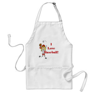 Girl I Love Baseball Tshirts and Gifts Standard Apron