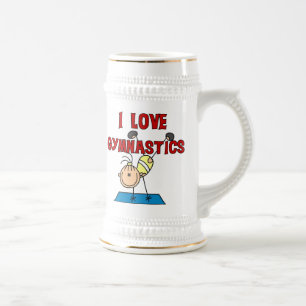 Girl I Love Gymnastics Beer Stein