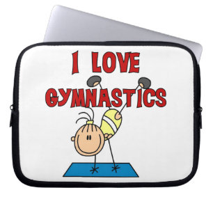 Girl I Love Gymnastics Laptop Sleeve