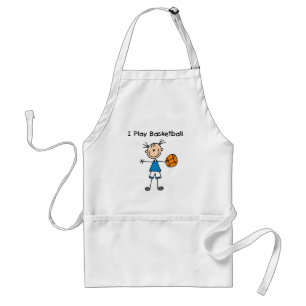 Girl I Play Basketball Standard Apron