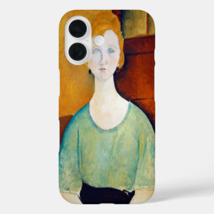 Girl in a Green Blouse, Modigliani iPhone 16 Case