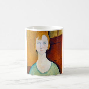 Girl in a Green Blouse, Modigliani Coffee Mug