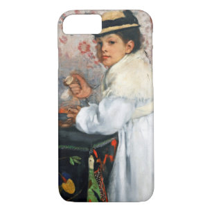 Girl in a Hat, Edgar Degas Case-Mate iPhone Case
