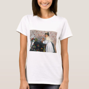 Girl in a Hat, Edgar Degas T-Shirt