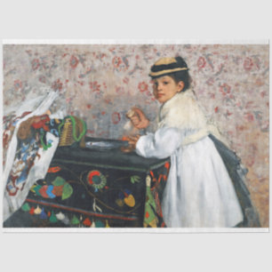 Girl in a Hat, Edgar Degas Tissue Paper
