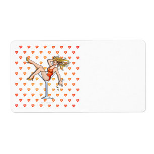 GIRL IN A MARTINI GLASS Avery LABELS