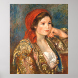 Girl in a Spanish Jacket, Renoir Poster