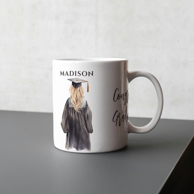 Girl In Grey Graduation  Coffee Mug (Creator Uploaded)