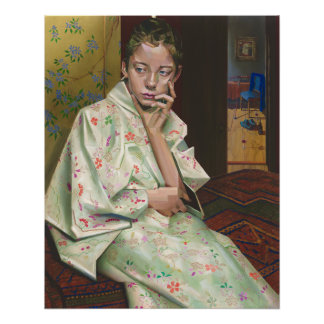 Girl in Kimono – Homage to Breitner & Geesje Kwak Poster