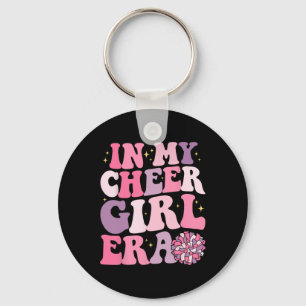 Girl In My Cheer Girl Era Cheerleader Cheerleading Keychain