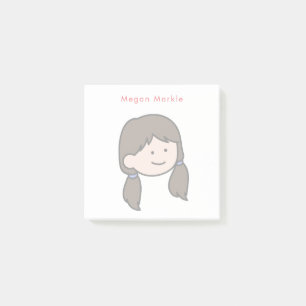 Girl in Ponytails To do lists Post-it Notes