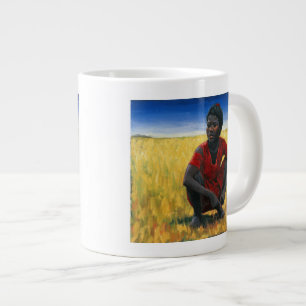 Girl in Red 1992 Large Coffee Mug