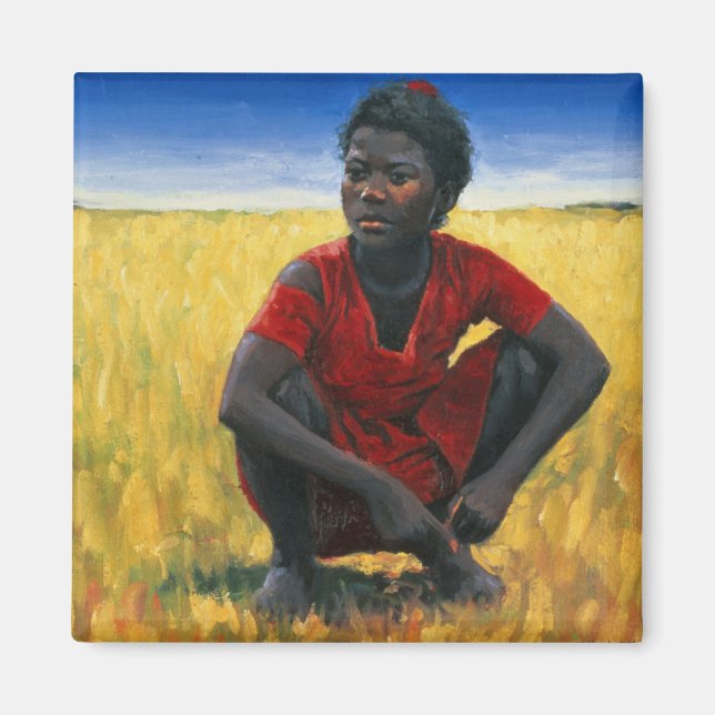 Girl in Red 1992 Magnet (Front)
