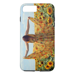 Girl in Sunflower Field Case-Mate iPhone Case