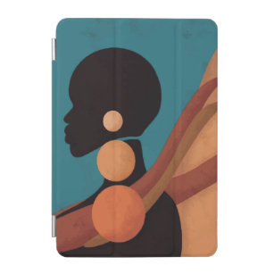 girl in the tropic. Beautiful African woman. Black iPad Mini Cover