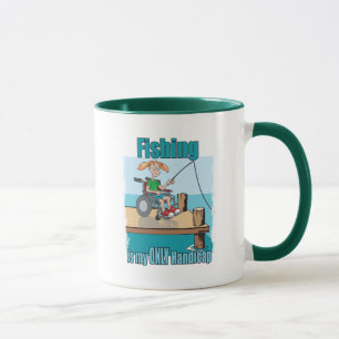 Girl in WheelChair Fishing Mug