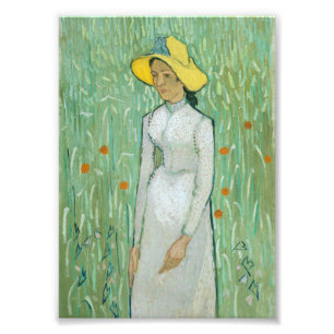 Girl in White by Vincent van Gogh Photo Print