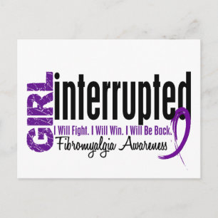 Girl Interrupted 1 Fibromyalgia Postcard