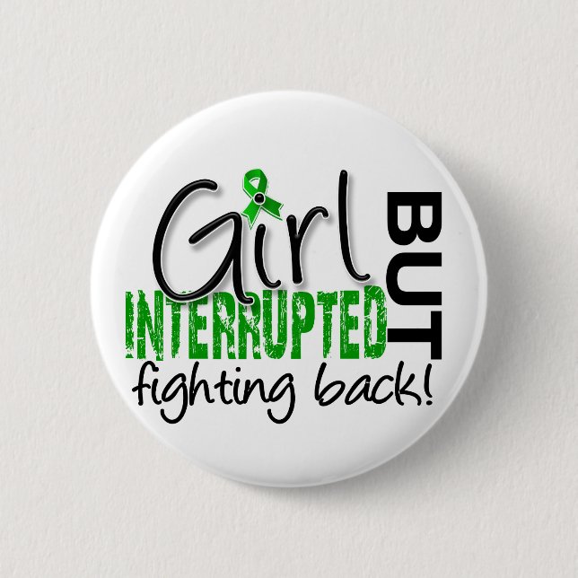 Girl Interrupted 2 Depression Inch Round Button (Front)