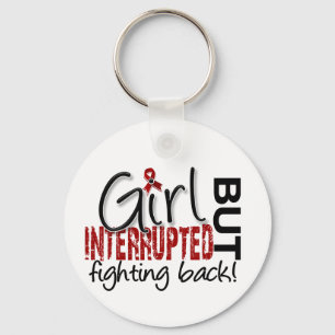 Girl Interrupted 2 Multiple Myeloma Keychain