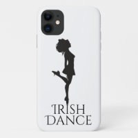 Girl Irish Dancer Hard Shoe Black and White Dance