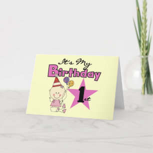 Girl It's My Birthday Tshirts and Gifts Card