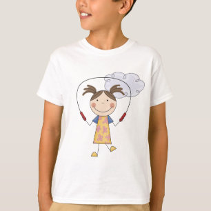 Girl Jumping Rope T-shirts and Gifts