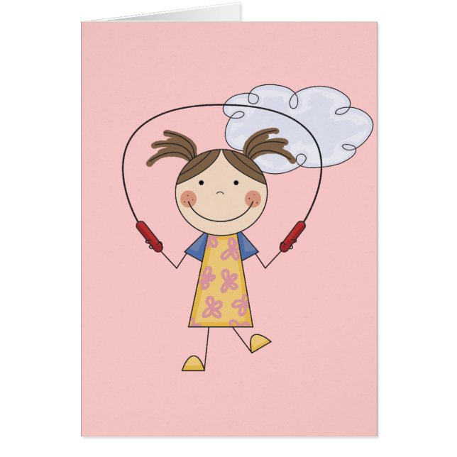 Girl Jumping Rope  T-shirts and Gifts (Front)