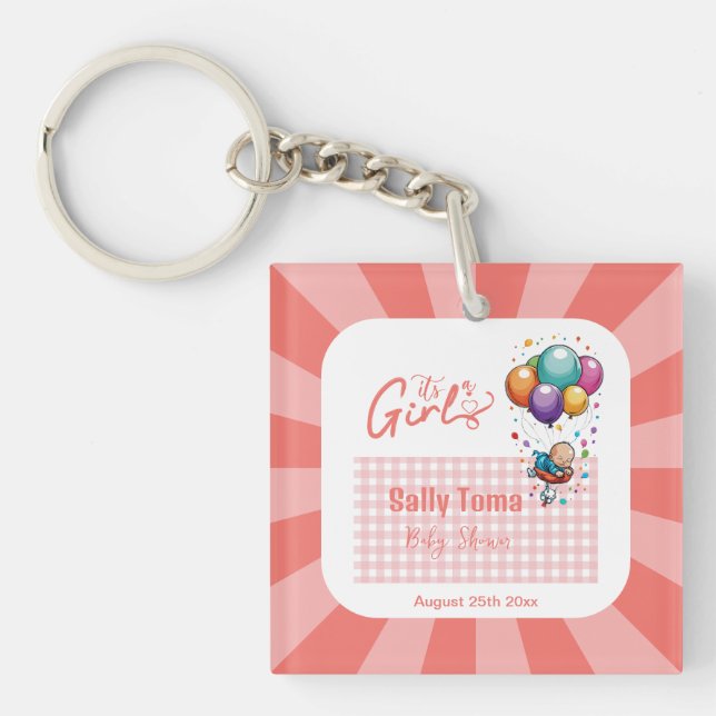 girl keychain (Front)