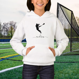 Girl Lacrosse Custom Name Personalized Kid's