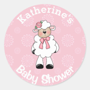 Girl Lamb Stickers