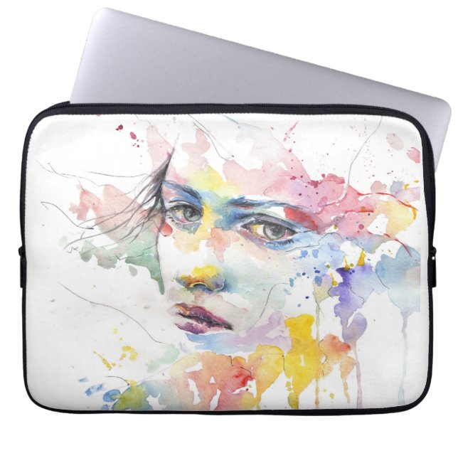 girl laptop sleeve (Front)