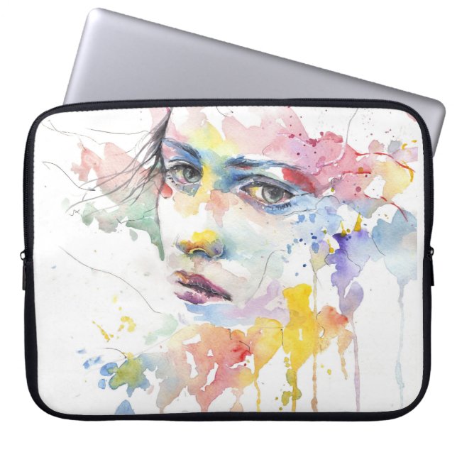 girl laptop sleeve (Front)
