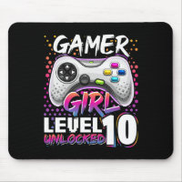 Girl Level 10 Unlocked Video Game Birthday Gift Gi