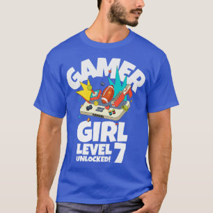 Girl Level 7 Unlocked T-Shirt