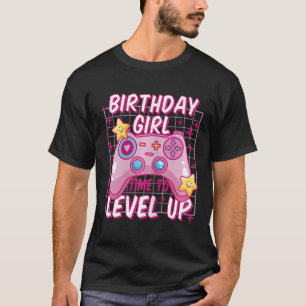 Girl Level Unlocked Video Game Birthday Gift Girls T-Shirt