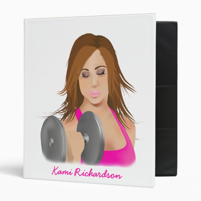 Girl Lifting Workout Binder (Front/Inside)