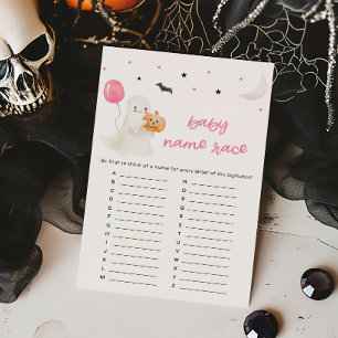 Girl Little Boo Baby Name Race Game