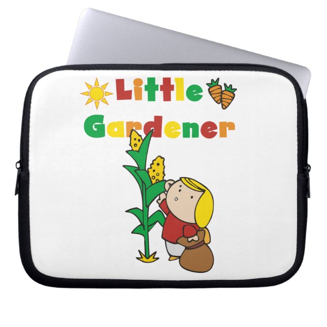 Girl Little Gardener Laptop Sleeve (Front)